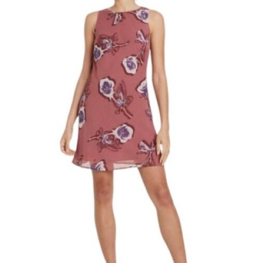 27.  Wild Fable Floral Sleeveless Mini Dress - Pink